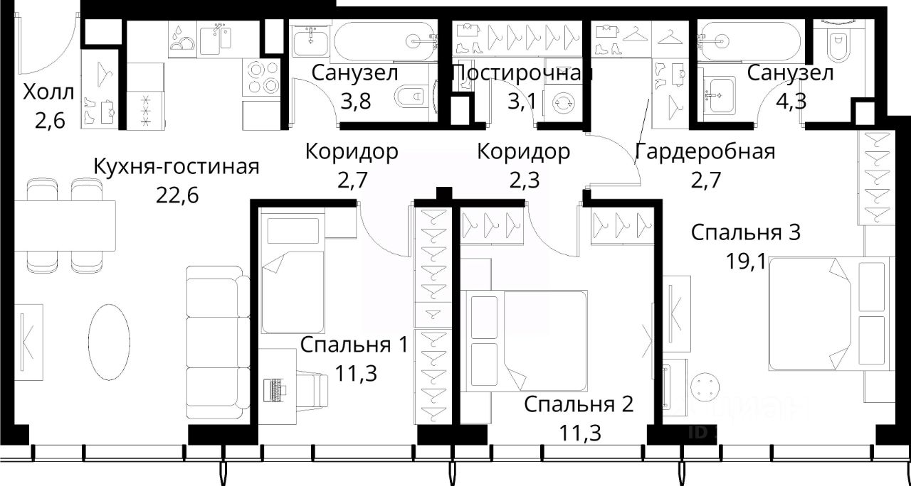 Новостройка, р-н Покровское-Стрешнево, Москва