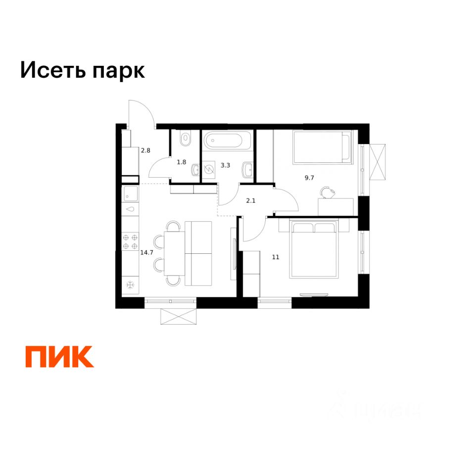 Новостройка, р-н Октябрьский, Екатеринбург