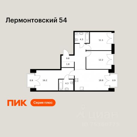 ЖК «Лермонтовский 54»