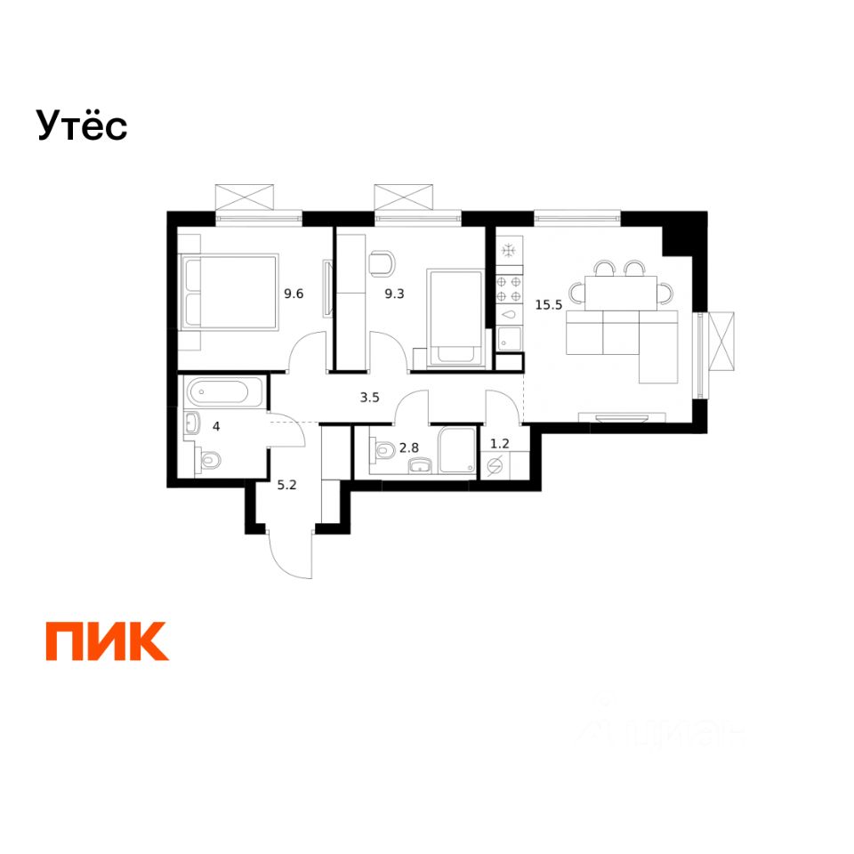 Новостройка, р-н Чкаловский, Екатеринбург