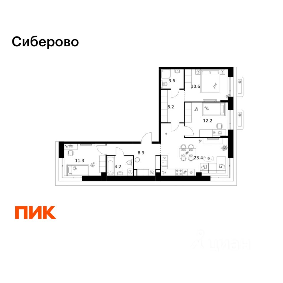 Новостройка, р-н Советский, Казань