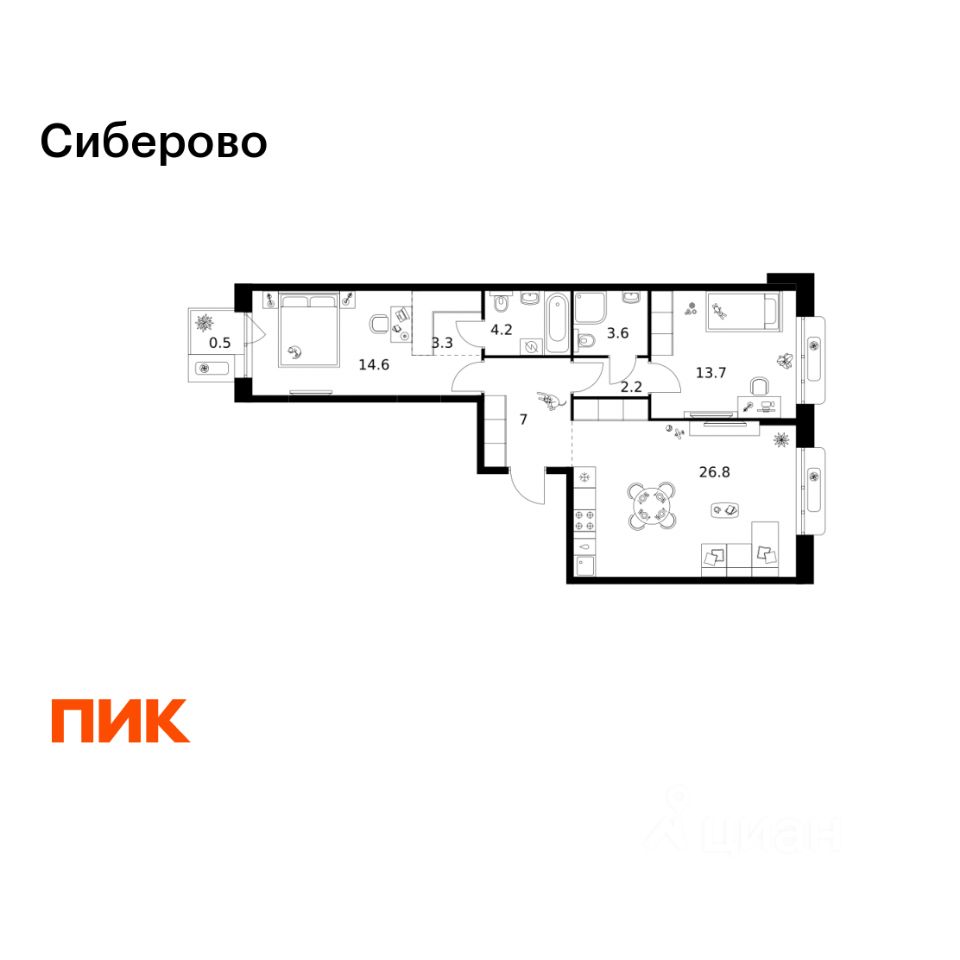 Новостройка, р-н Советский, Казань