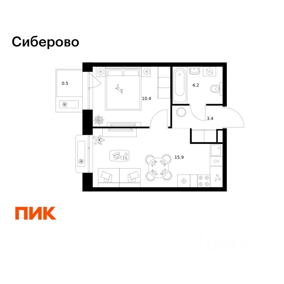 Новостройка, р-н Советский, Казань