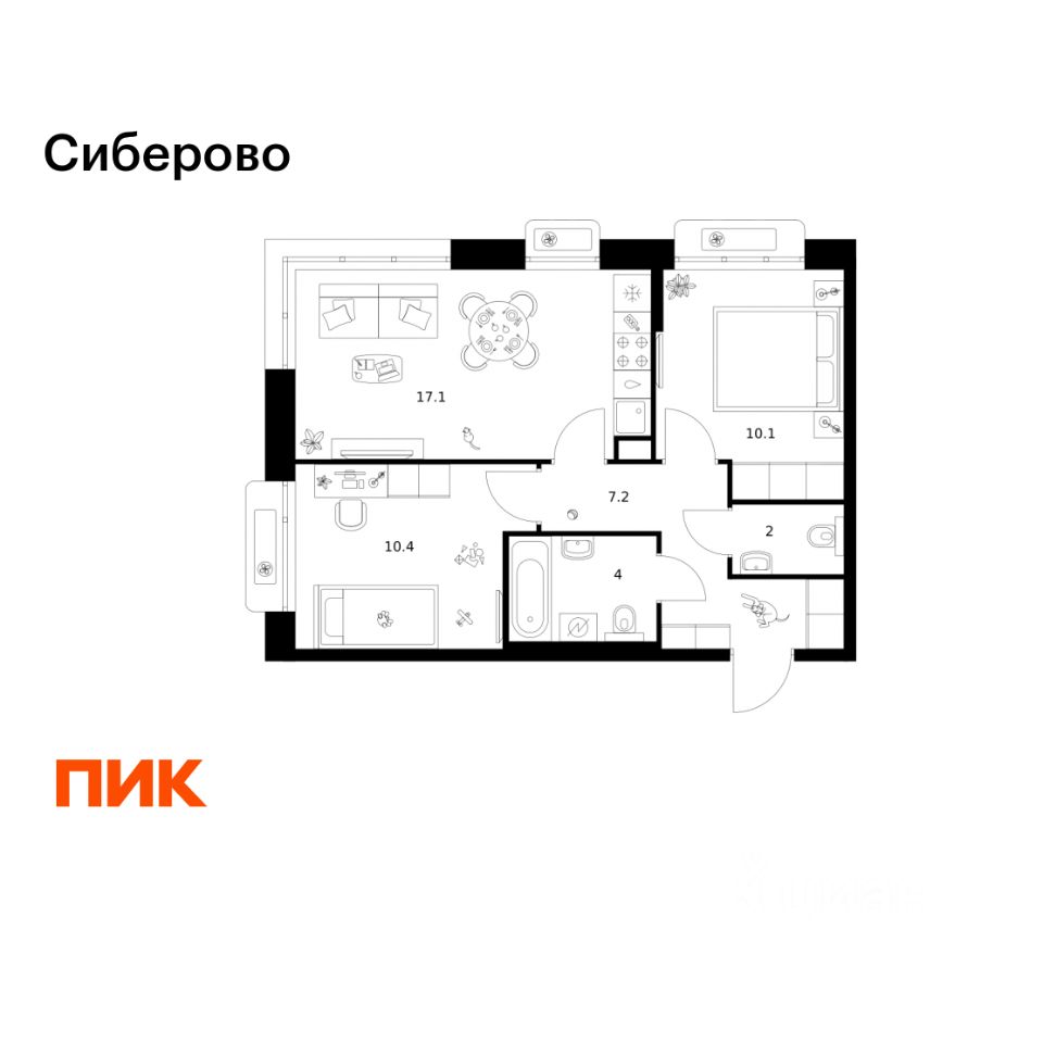Новостройка, р-н Советский, Казань