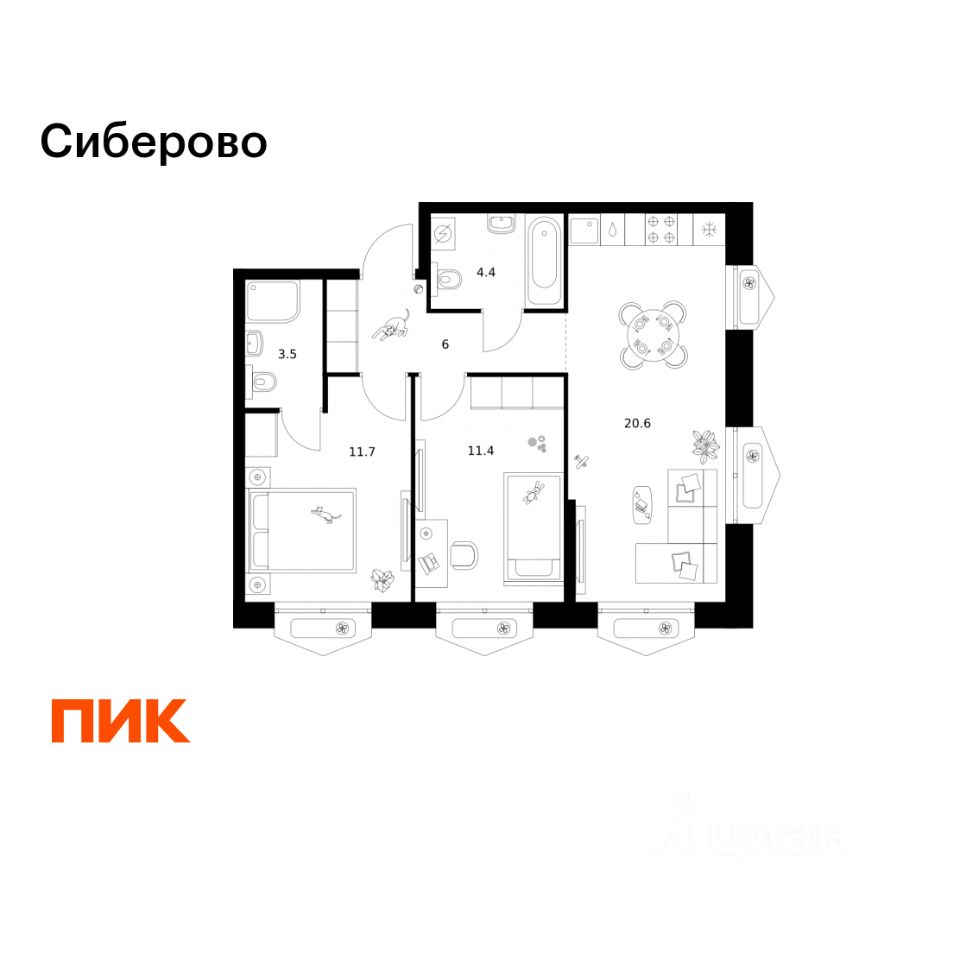 Новостройка, р-н Советский