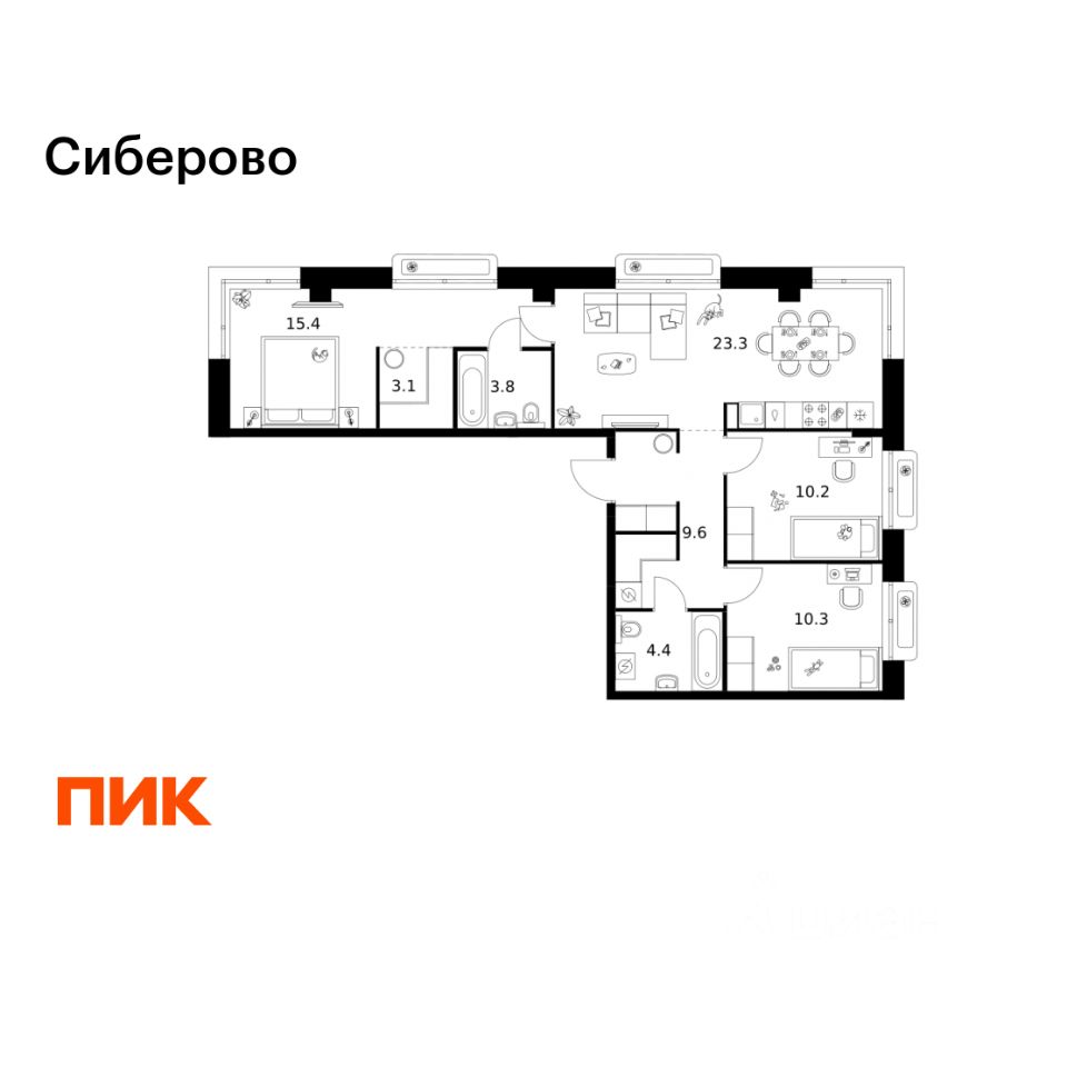 Новостройка, р-н Советский