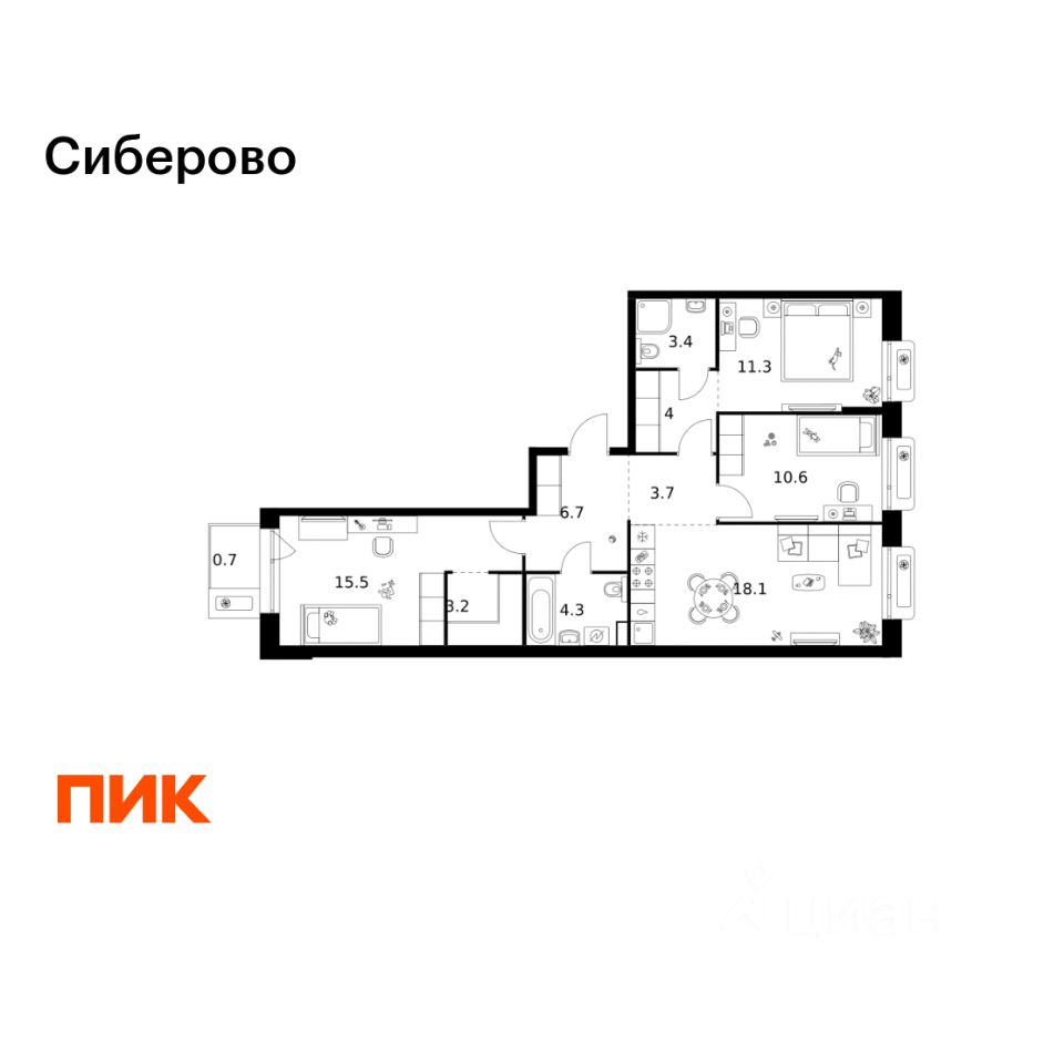 Новостройка, р-н Советский, Казань