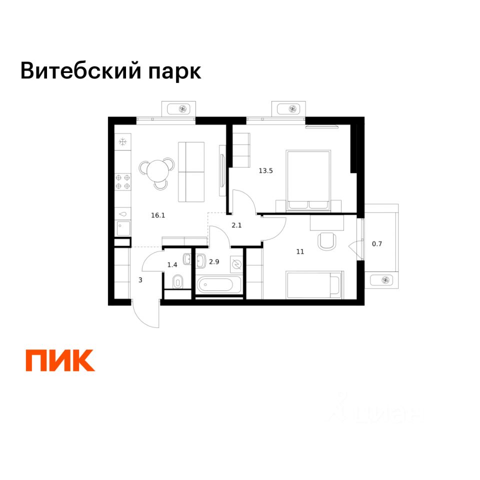 Новостройка, р-н Фрунзенский, Санкт-Петербург