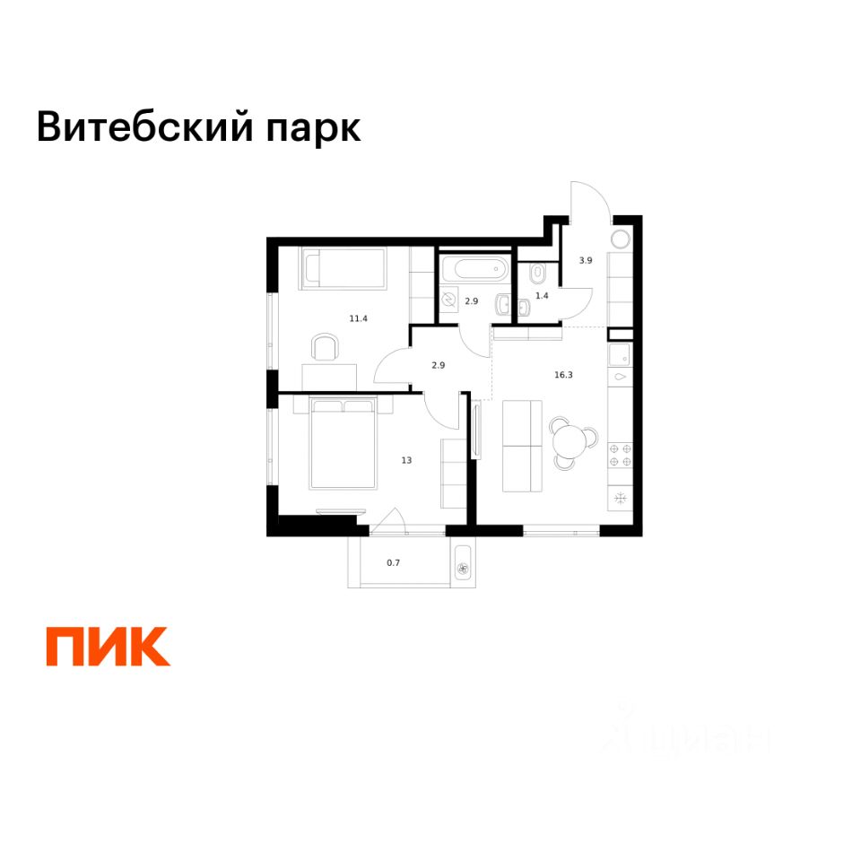 Новостройка, р-н Фрунзенский, Санкт-Петербург