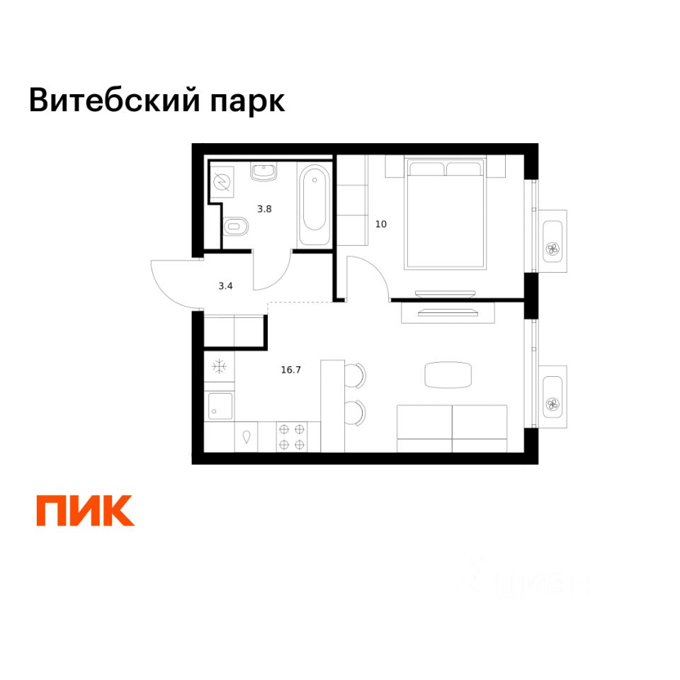 Новостройка, р-н Фрунзенский, Санкт-Петербург
