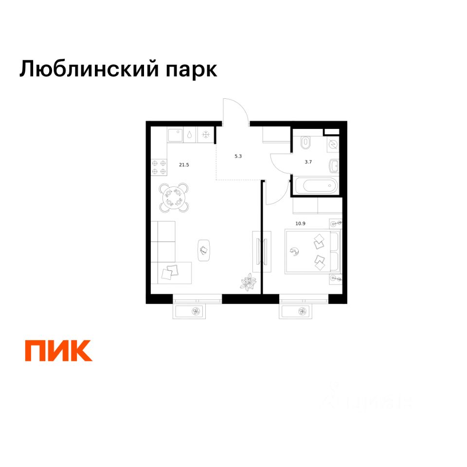 Новостройка, р-н Люблино