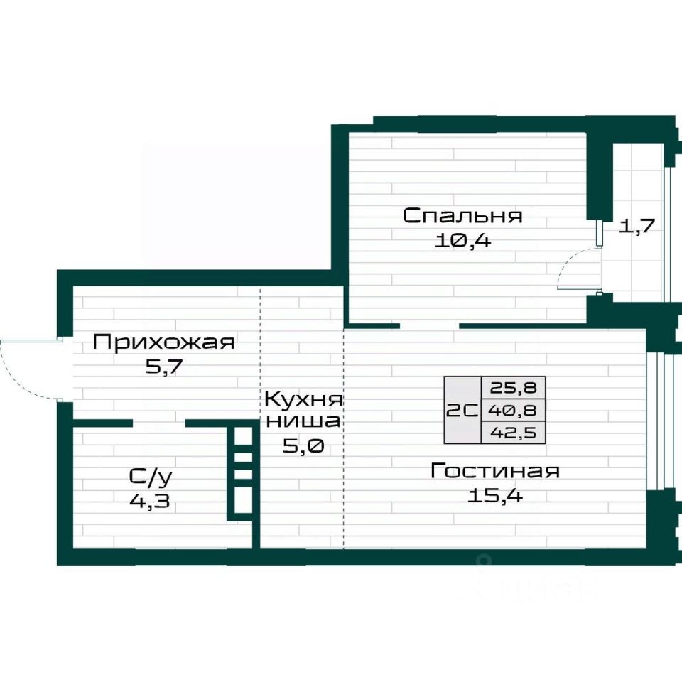 Новостройка, р-н Кировский