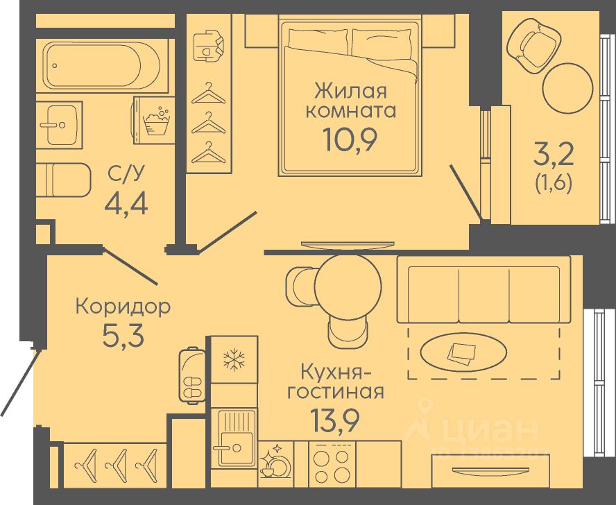 Новостройка, р-н Октябрьский