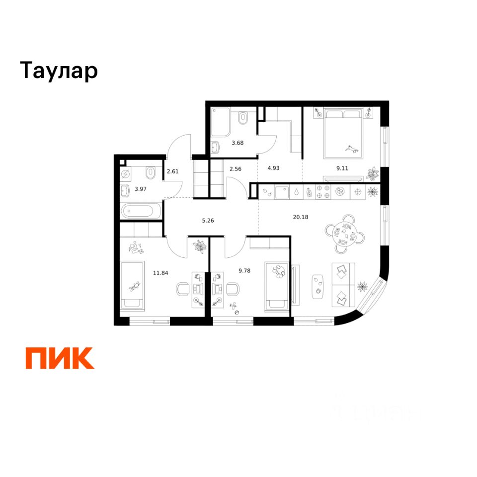 Новостройка, р-н Приволжский, Казань