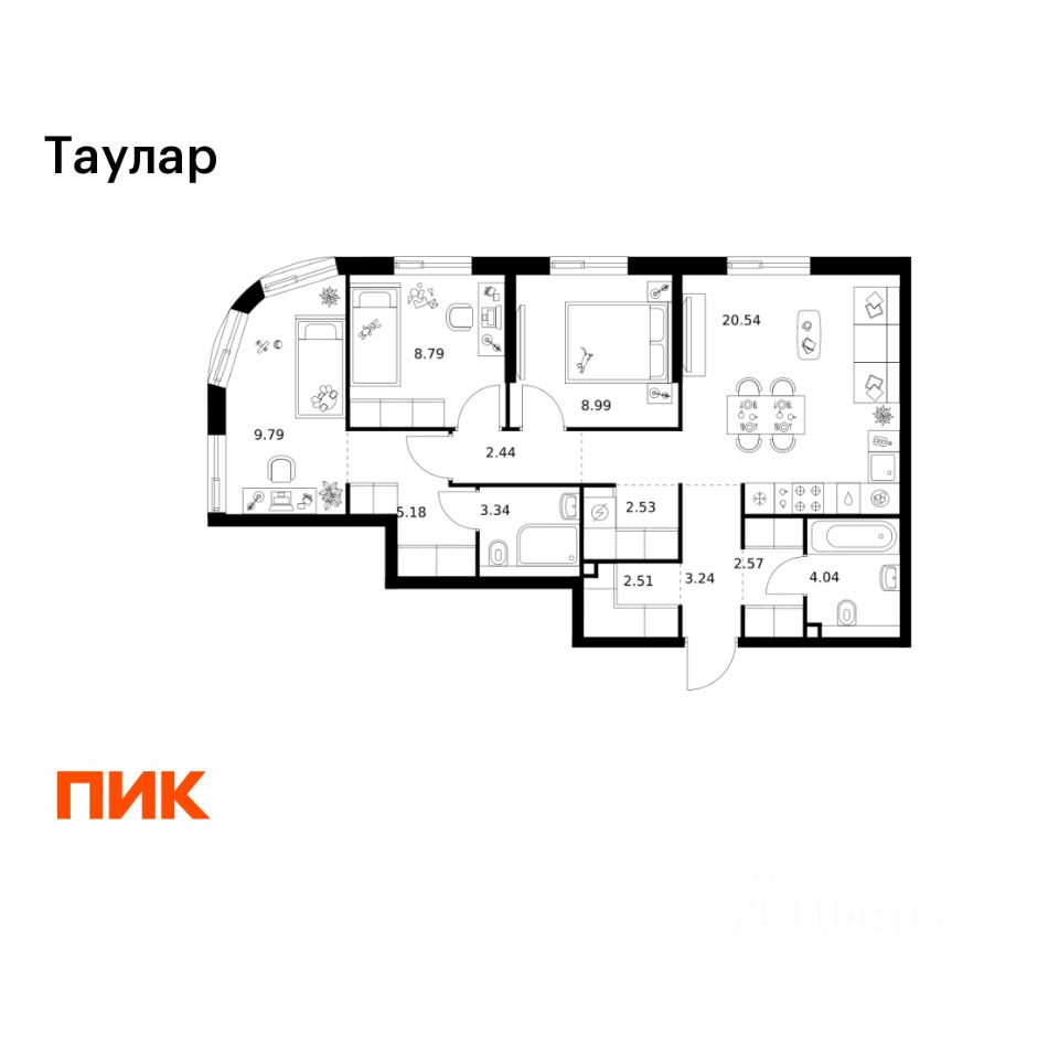 Новостройка, р-н Приволжский, Казань