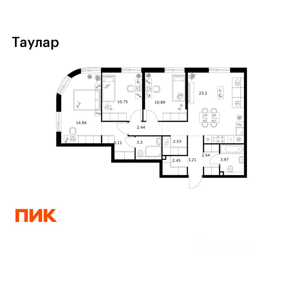 Новостройка, р-н Приволжский, Казань