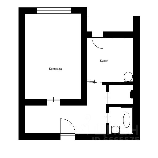 1-комн. кв., р-н Коньково, Москва