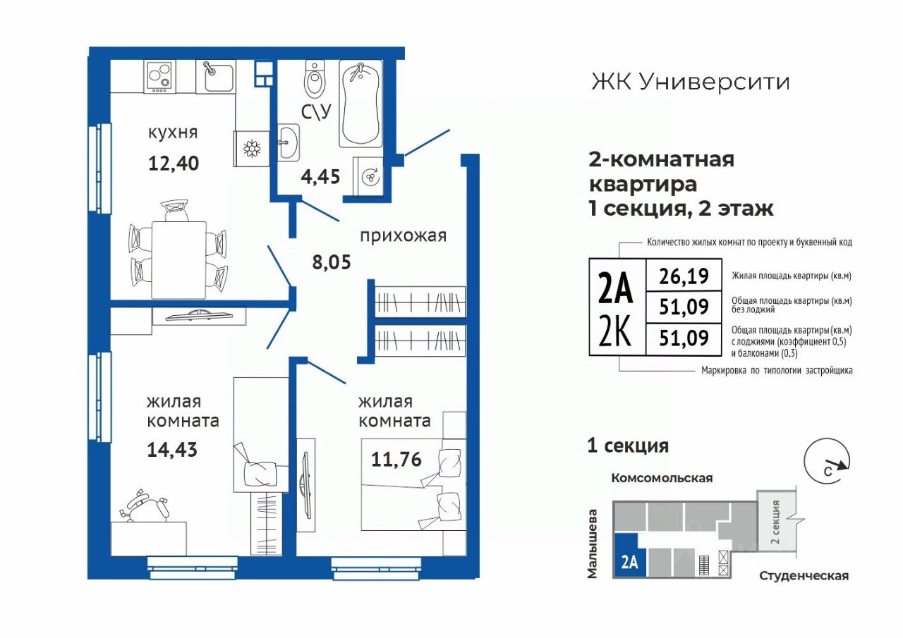 Новостройка, р-н Кировский, Екатеринбург
