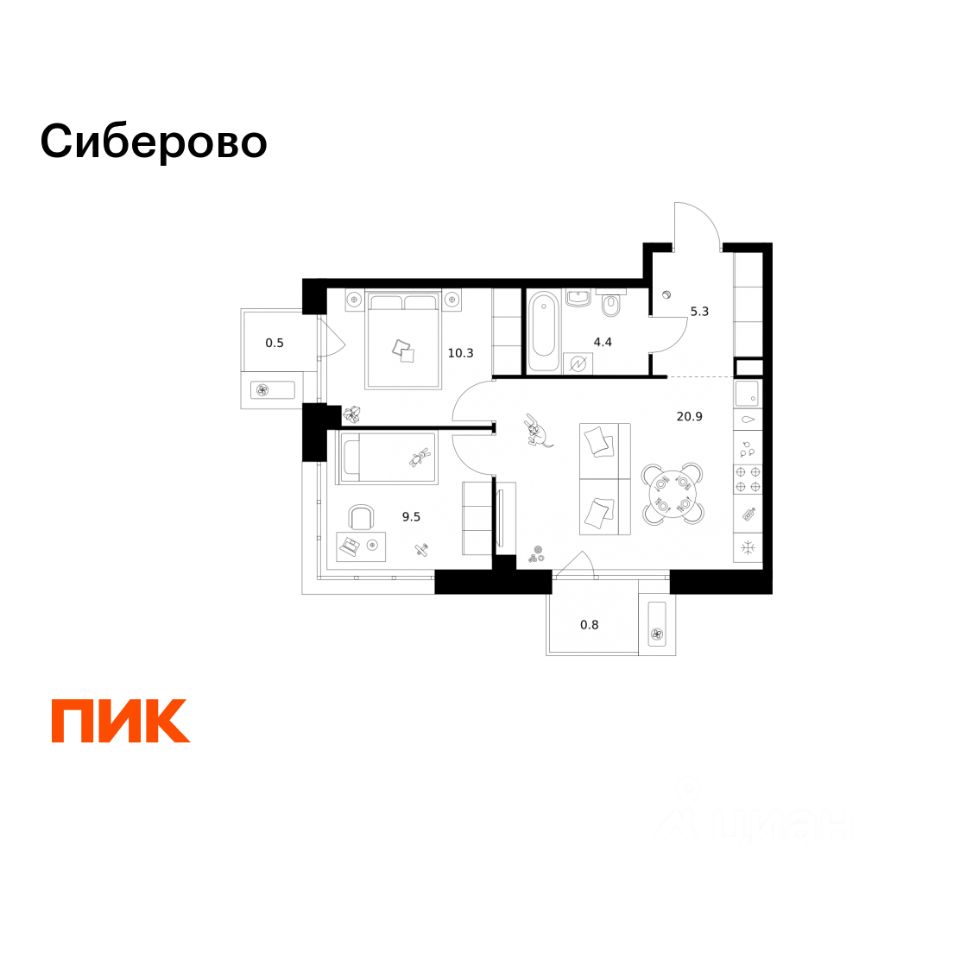 Новостройка, р-н Советский, Казань