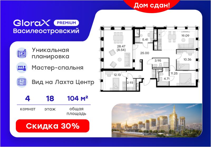 Новостройка, р-н Василеостровский, Санкт-Петербург