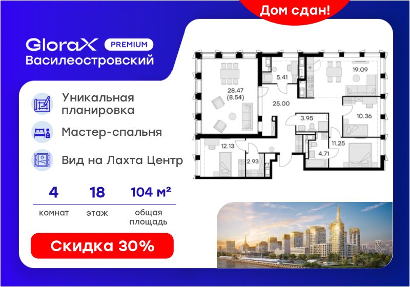 Новостройка, р-н Василеостровский, Санкт-Петербург