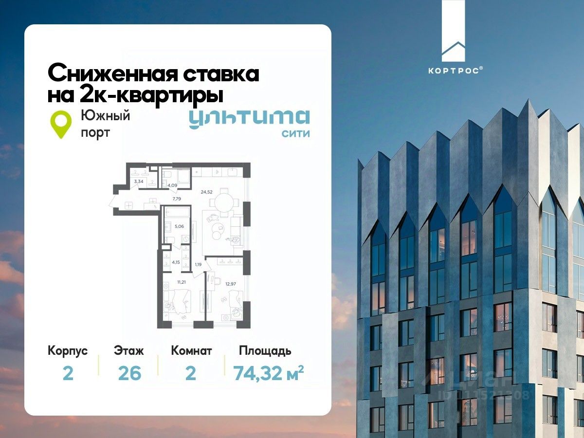 Новостройка, р-н Печатники, Москва