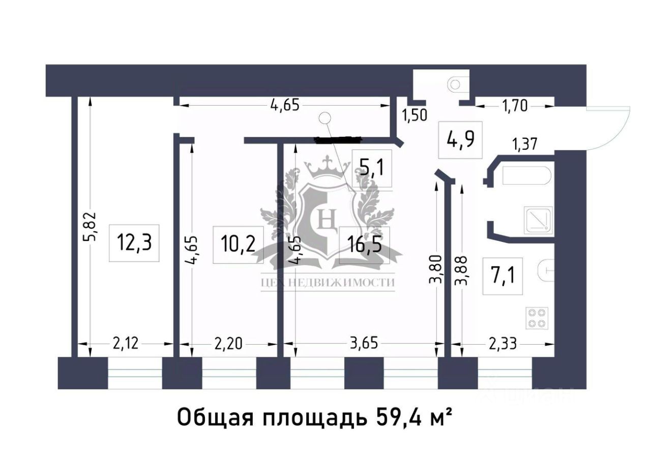 3-комн. кв., р-н Петроградский