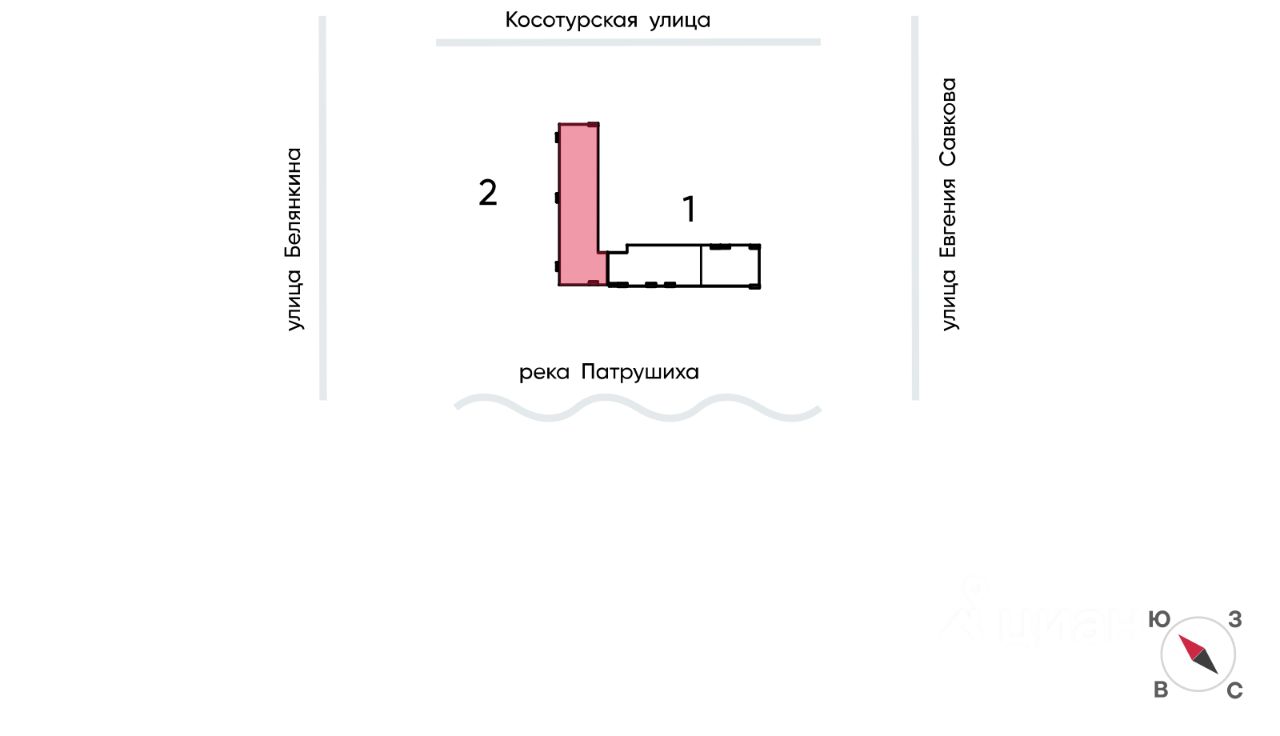 Новостройка, р-н Академический