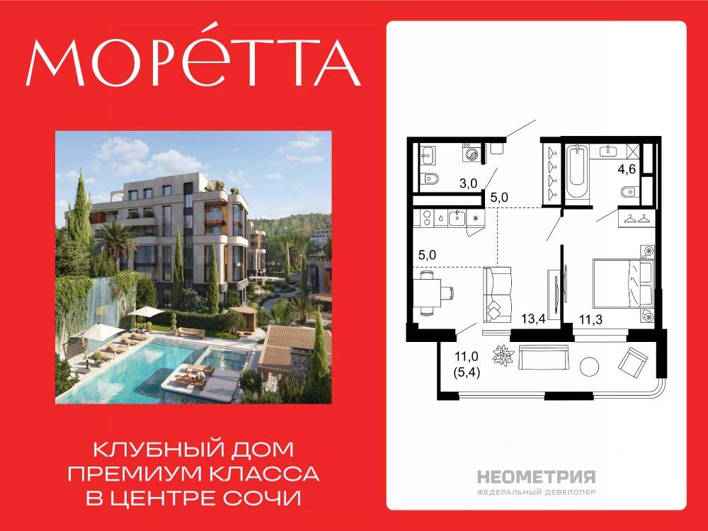 Новостройка, р-н Центральный, Сочи