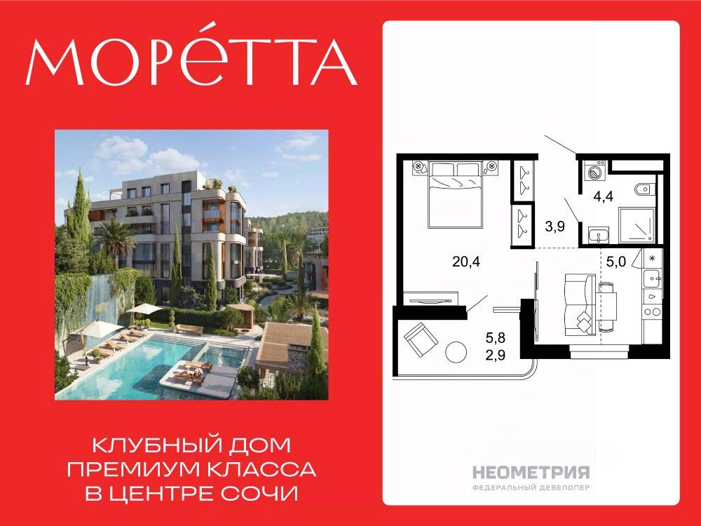 Новостройка, р-н Центральный, Сочи