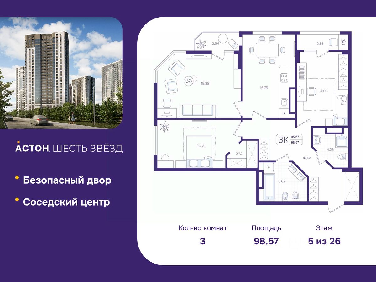 Новостройка, р-н Кировский, Новосибирск
