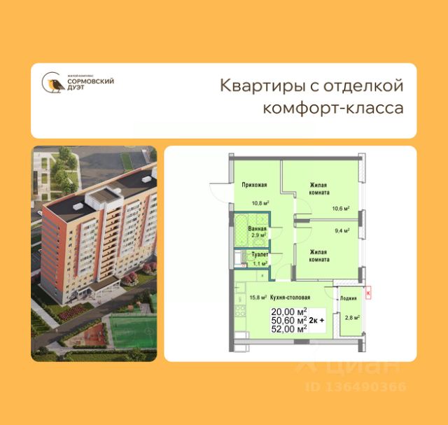 ЖК «Сормовский Дуэт»
