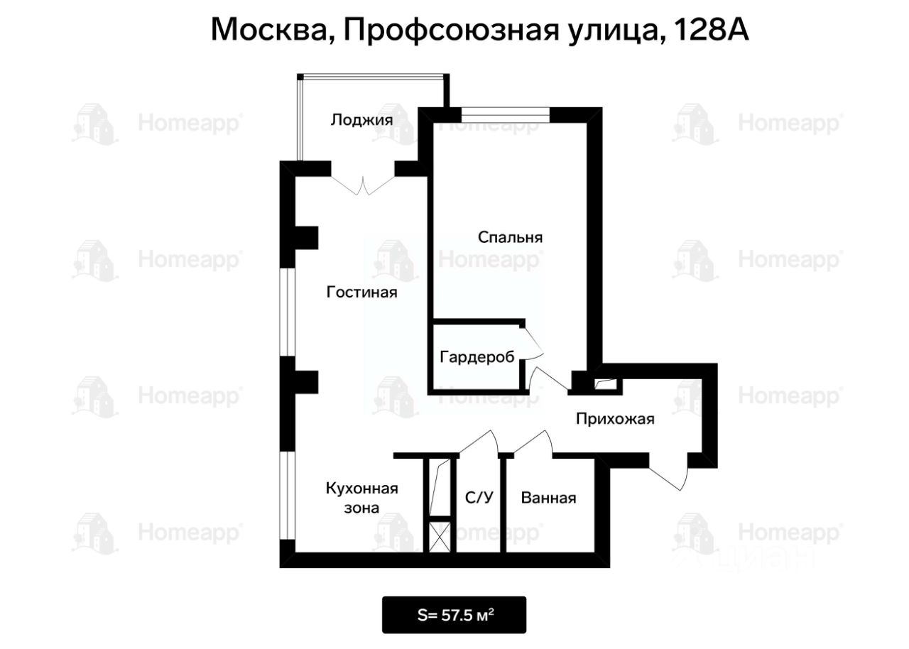 2-комн. кв., р-н Теплый Стан, Москва