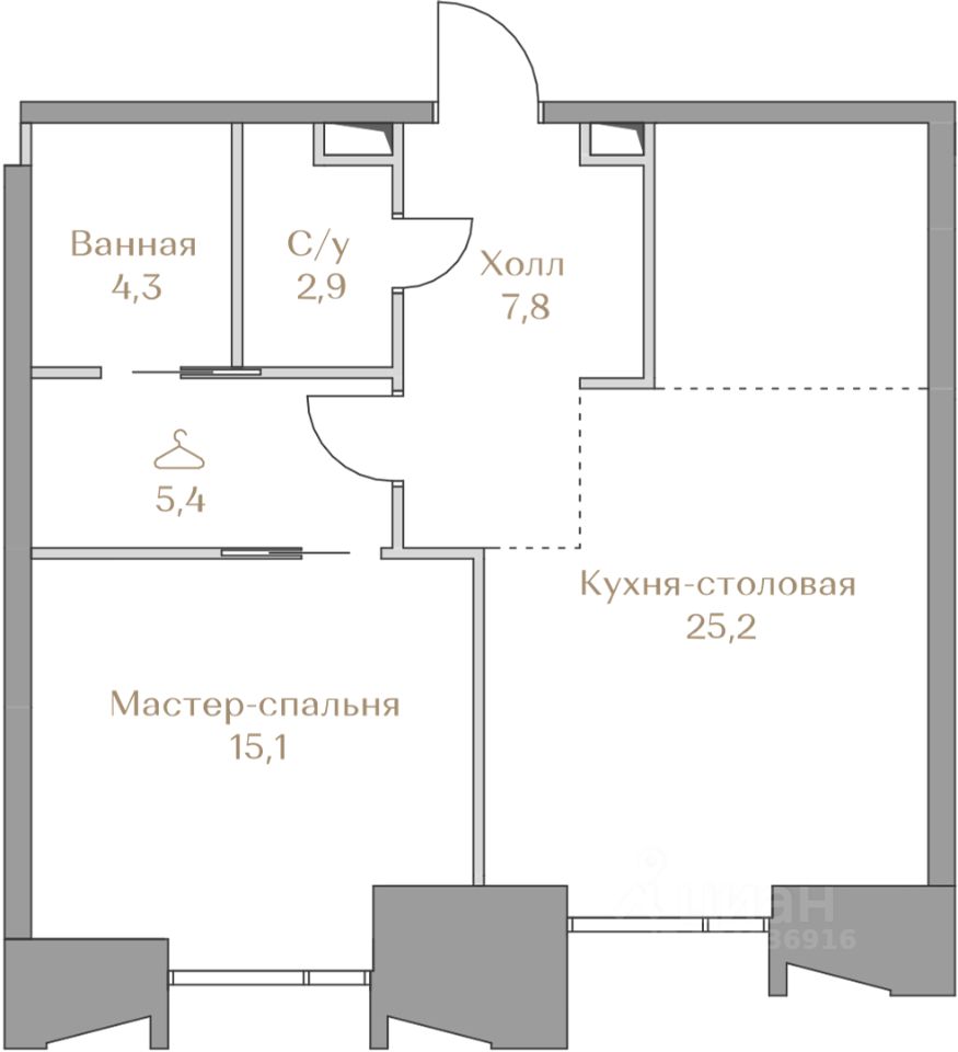 Новостройка, р-н Хамовники, Москва