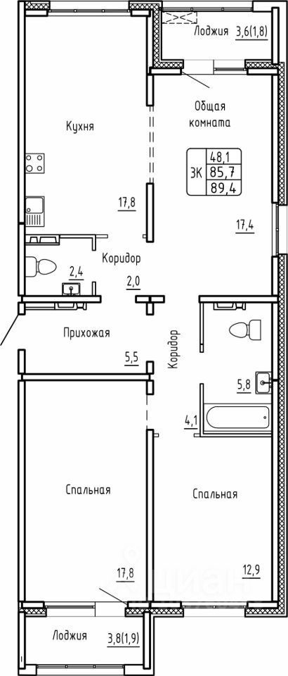 Новостройка, р-н Ленинский, Новосибирск