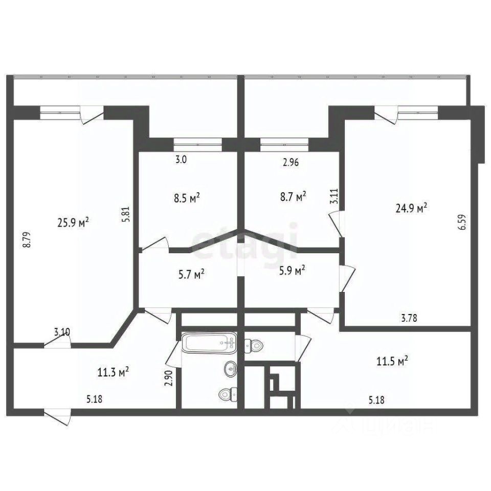 4-комн. кв., р-н Текстильщики, Москва