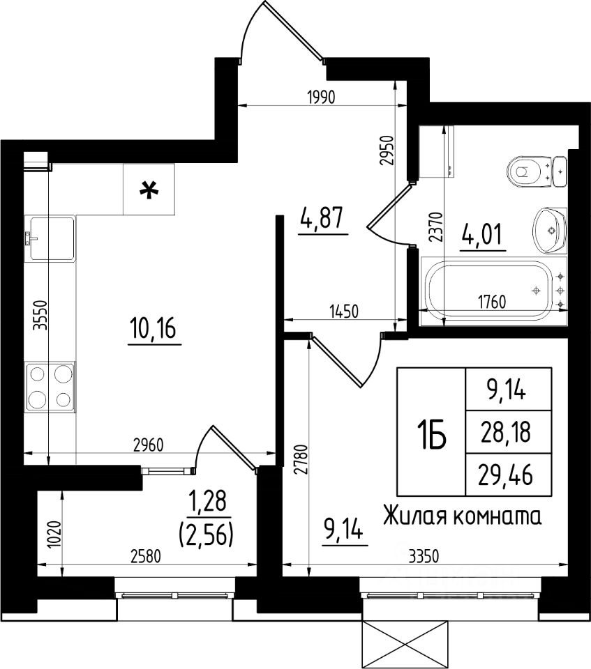 Новостройка, р-н Авиастроительный, Казань