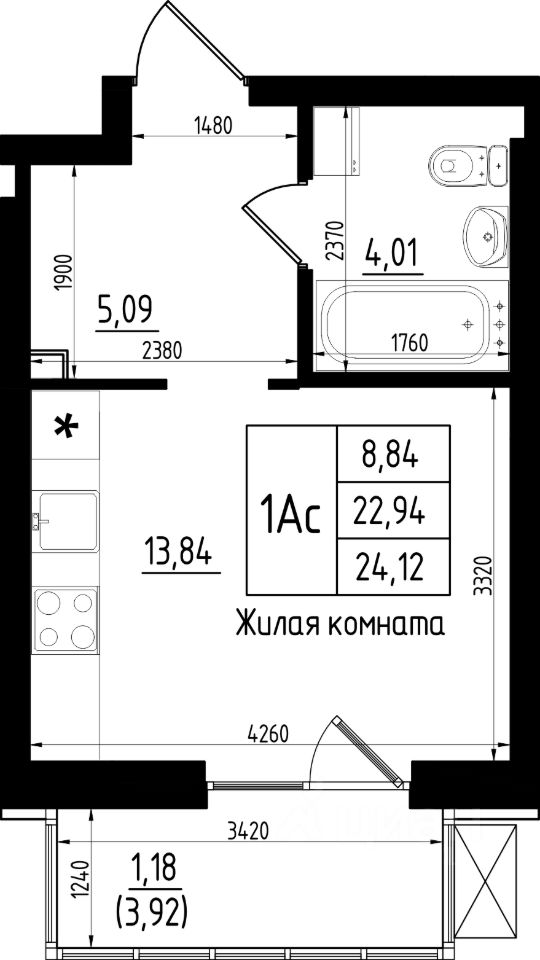 Новостройка, р-н Авиастроительный, Казань