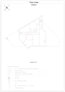 своб. назнач. 74 м², этаж 3