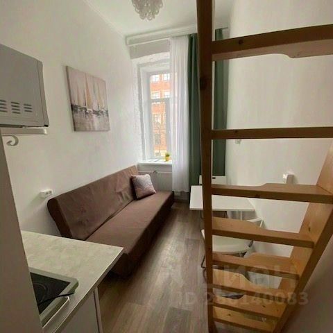 Студия, 15 м², 2/6 этаж