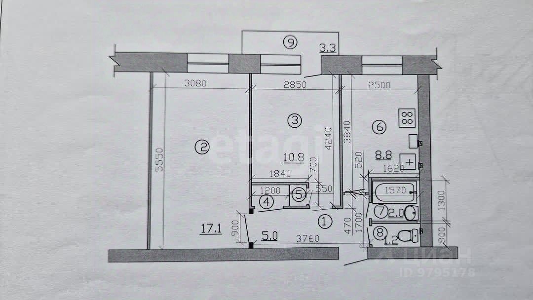 2-комн. кв., р-н Советский, Казань