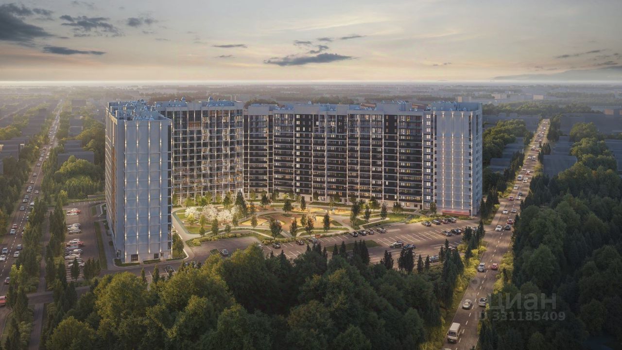 3-комн. квартира, 59.4 м² 3