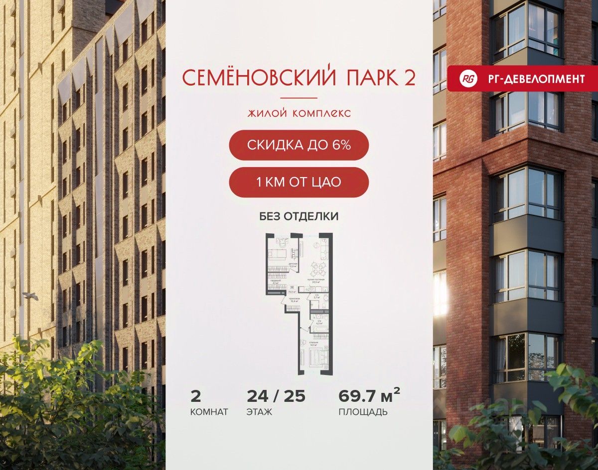 Новостройка, р-н Соколиная гора, Москва