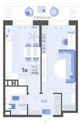 Планировка квартиры