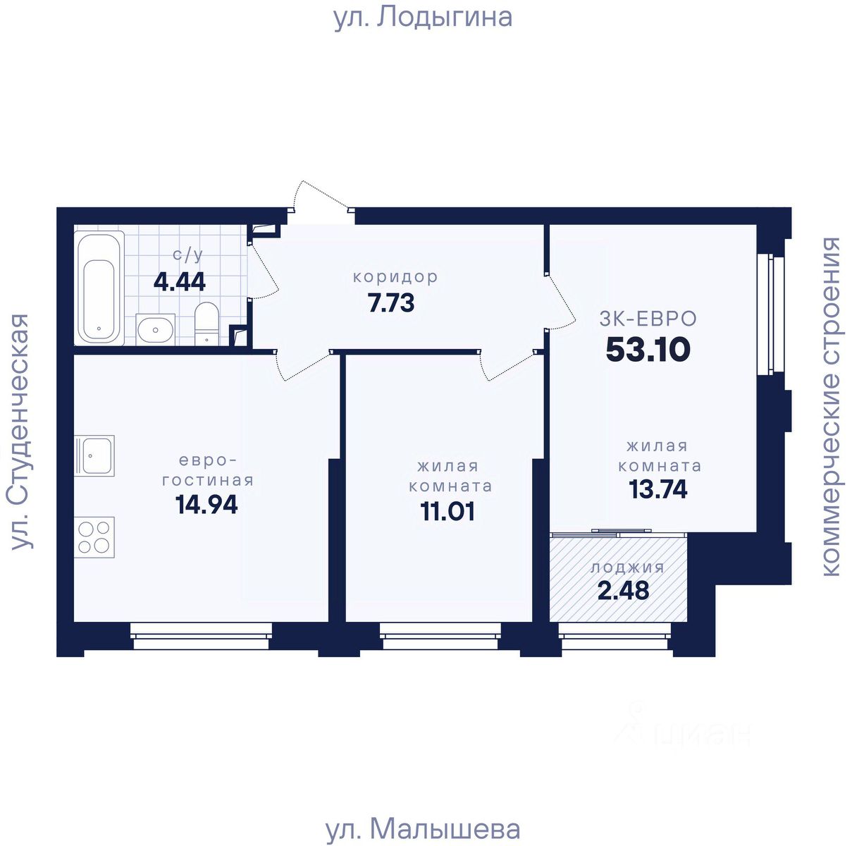 Новостройка, р-н Кировский, Екатеринбург