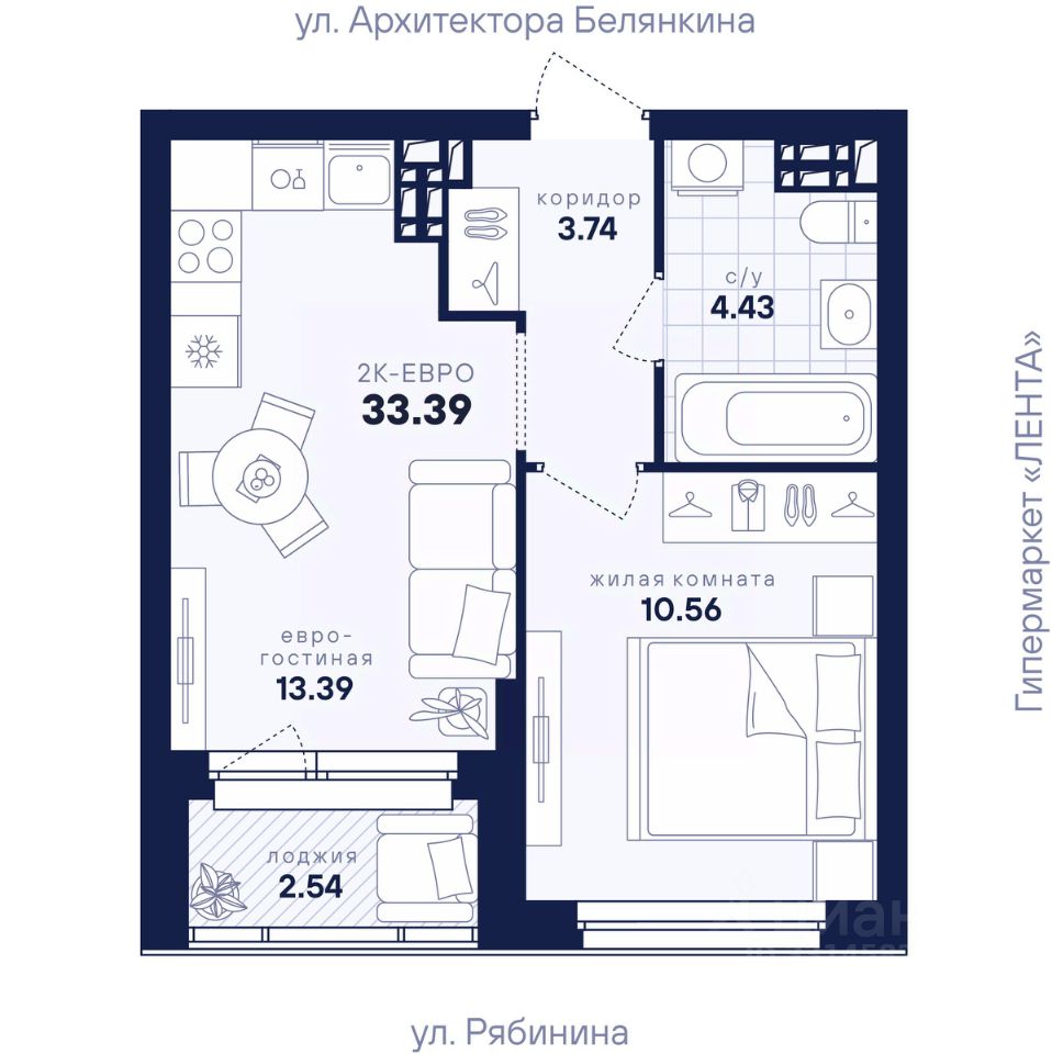 Новостройка, р-н Академический, Екатеринбург