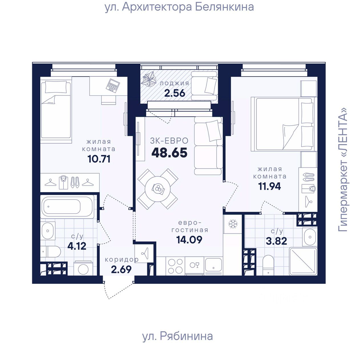 Новостройка, р-н Академический, Екатеринбург
