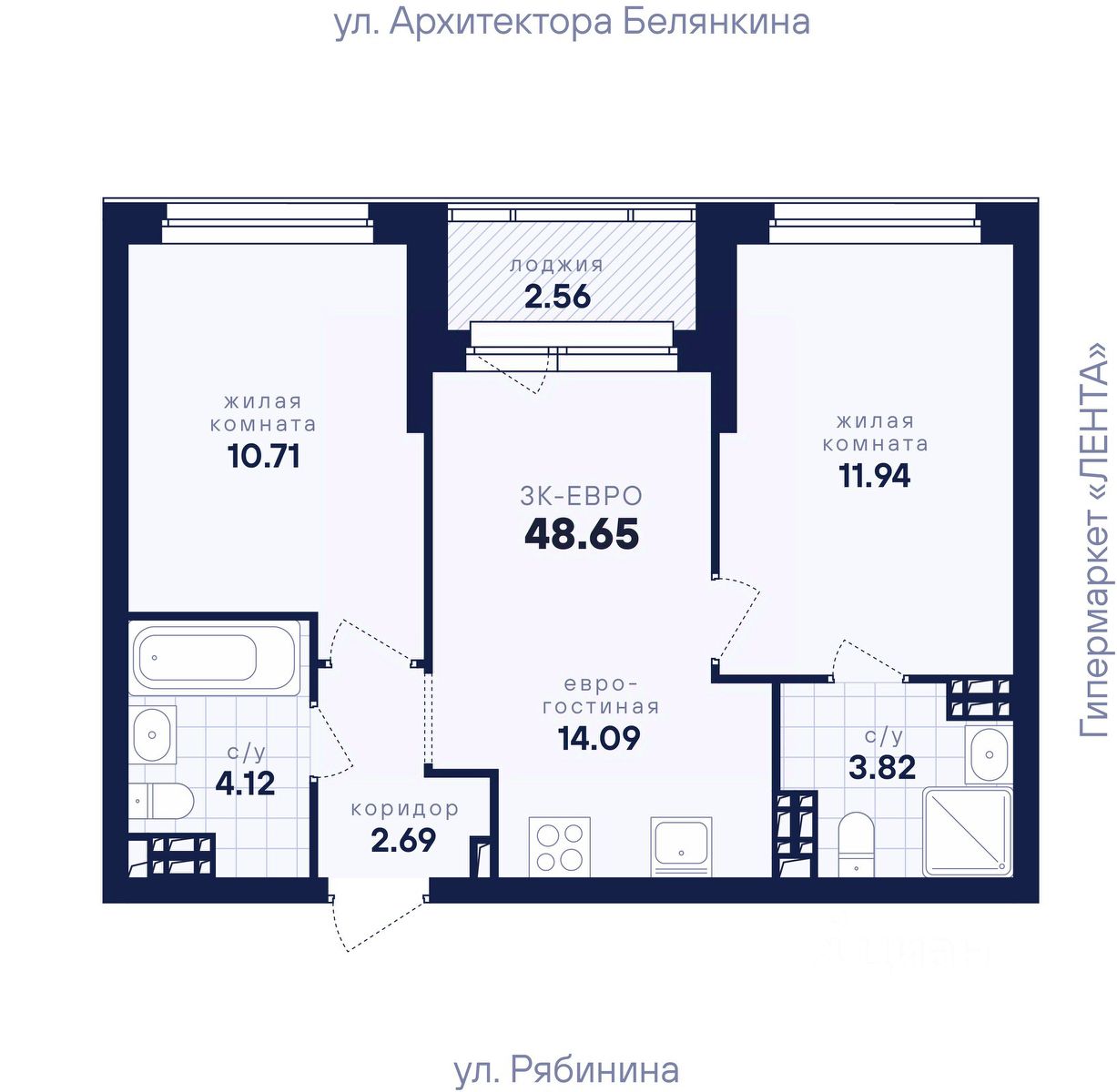 Новостройка, р-н Академический, Екатеринбург