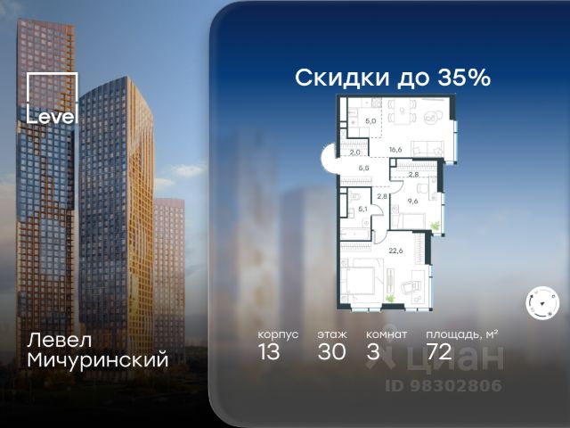 ЖК «Левел Мичуринский»