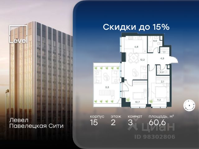 ЖК «Левел Павелецкая Сити»